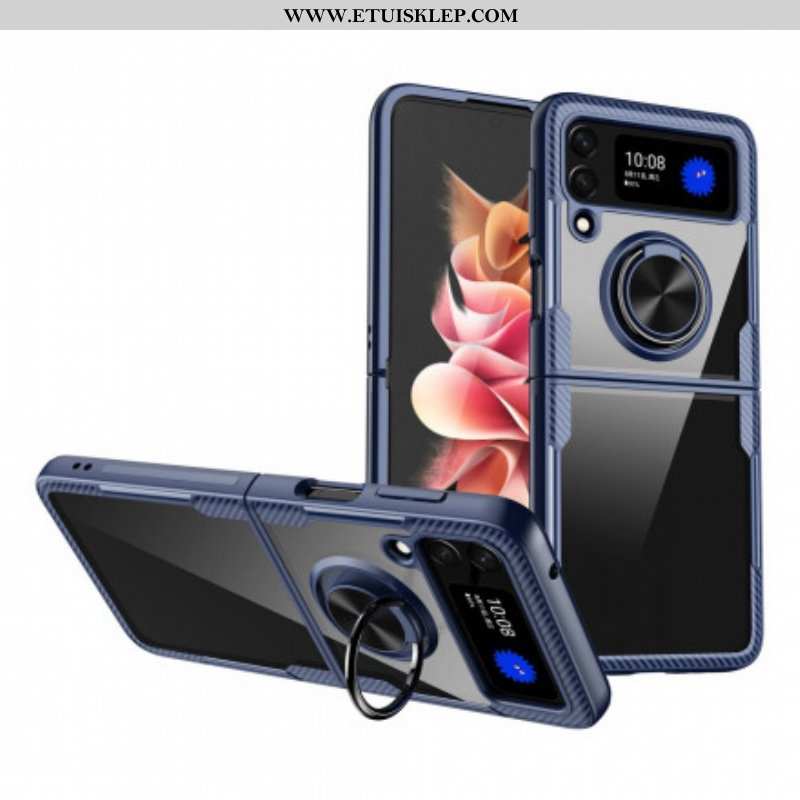Futerały do Samsung Galaxy Z Flip 3 5G Etui Folio Hybryda Pierścienia Magnetycznego